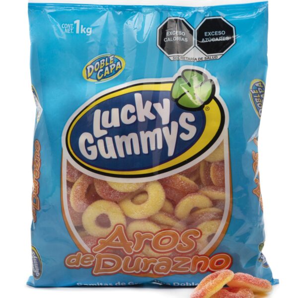 GOMA LUCKY ARO DURAZNO 8KG