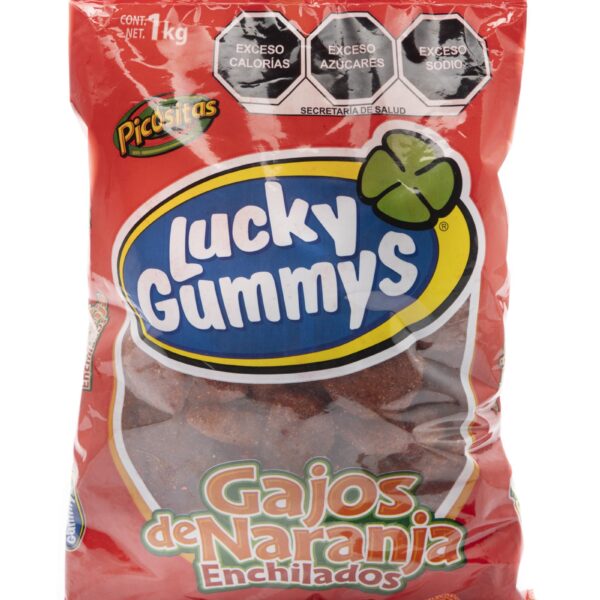 GOMA LUCKY NARANJA ENCHILADA 8KG