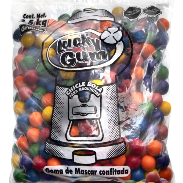 GOMA LUCKY CHICLE BOLA GRANDE 4 BL/ 2.5 KG