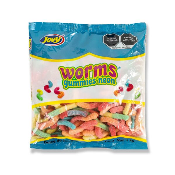 GOMA JOVY WORMS NEON BL