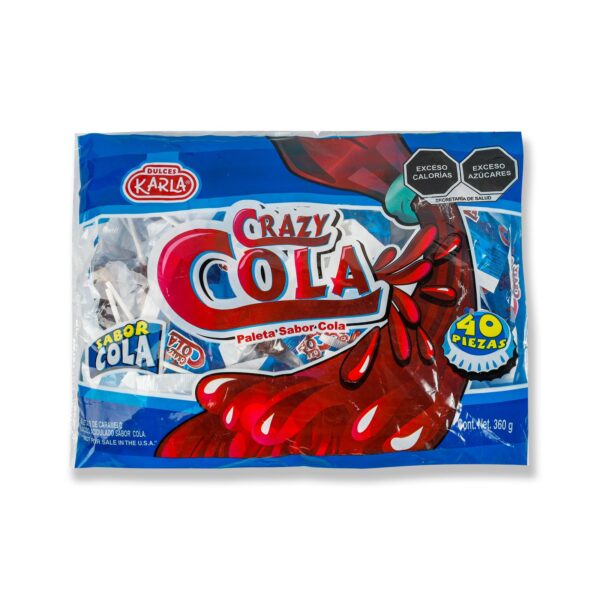 PALETA KARLA CRAZY COLA 40PZA C/30BL